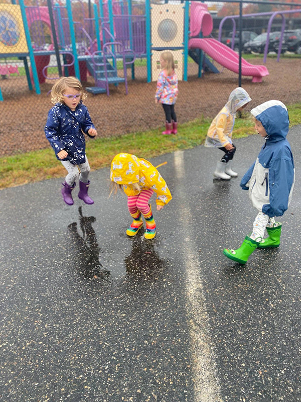 Mini-Miracles Early Education & Child Care Center: Playing in the Rain